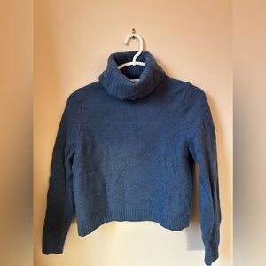 Madewell (Re)sourced Cashmere Crop Turtleneck Sweater